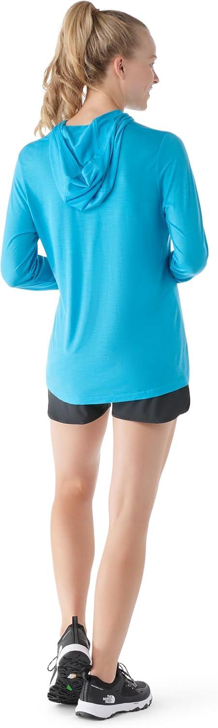 image:imageSmartwool Womens Ultralite Active HoodiePool Blue