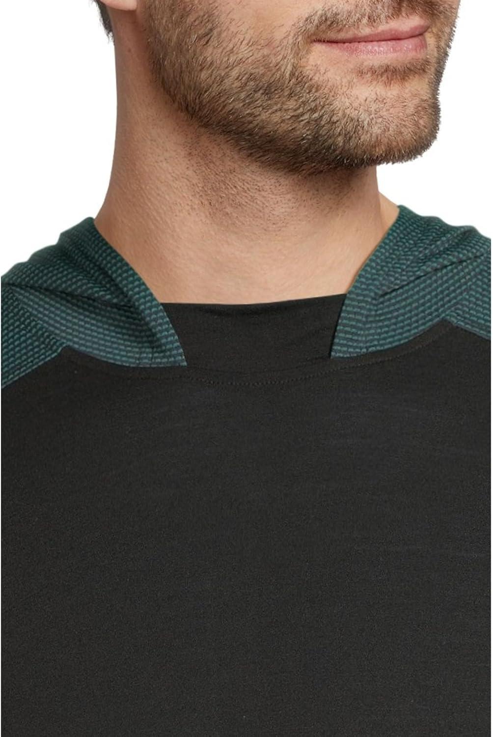 image:imageSmartwool mens Active Mesh HoodieEvergreenblack