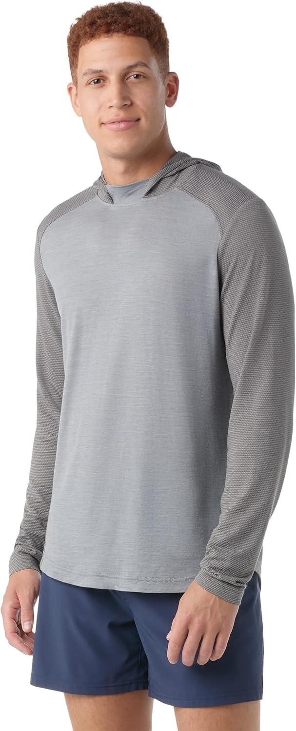 image:imageSmartwool mens Active Mesh HoodieLight Gray Heather