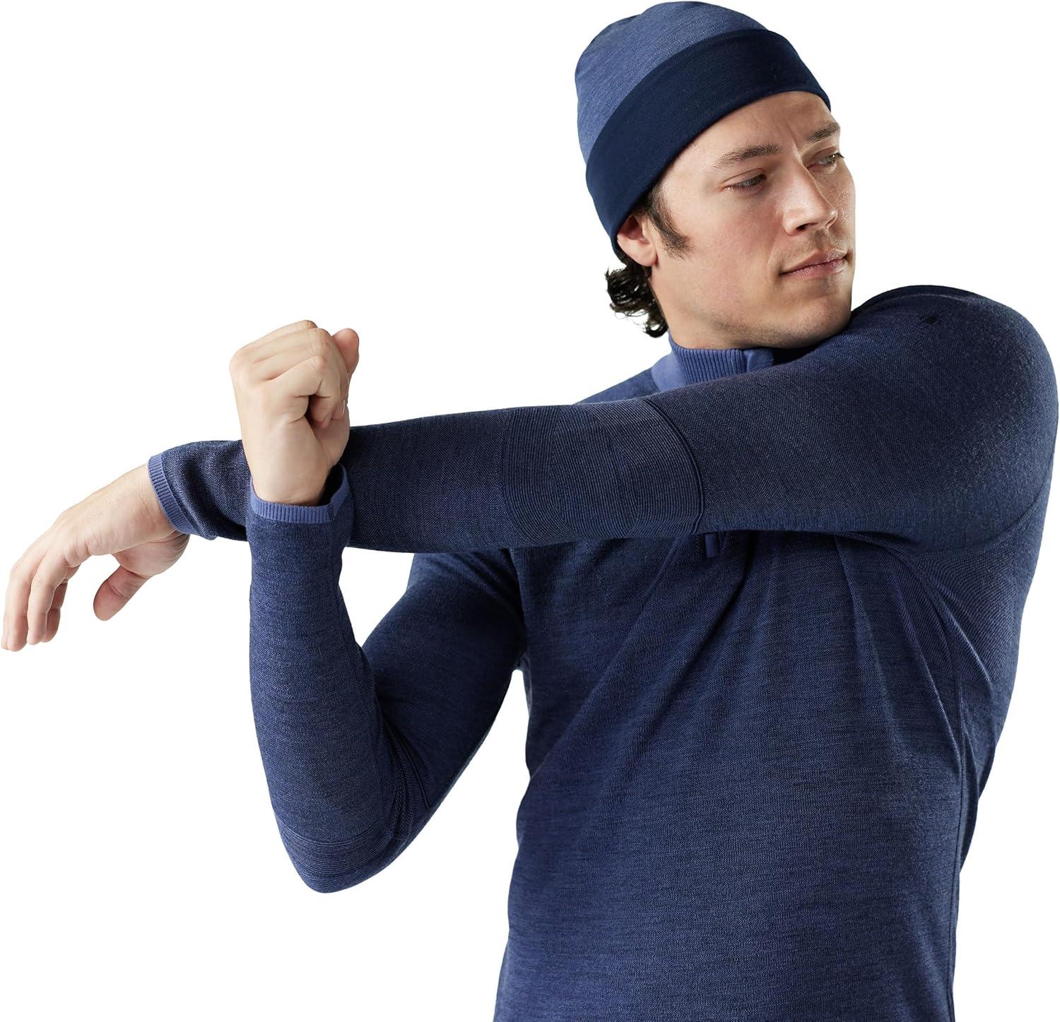 image:imageSmartwool mens Intraknit Alpine 14 ZipNightfall Blue
