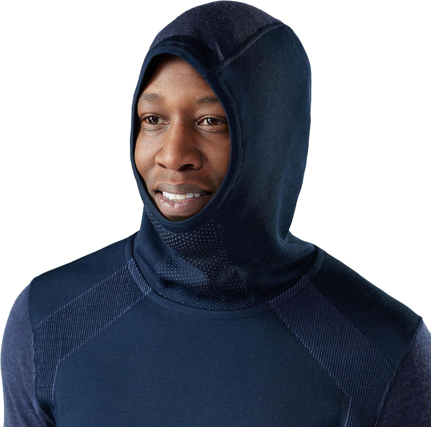 image:imageSmartwool mens Intraknit Thermal Merino Base Layer HoodieDeep NavyNightfall Blue