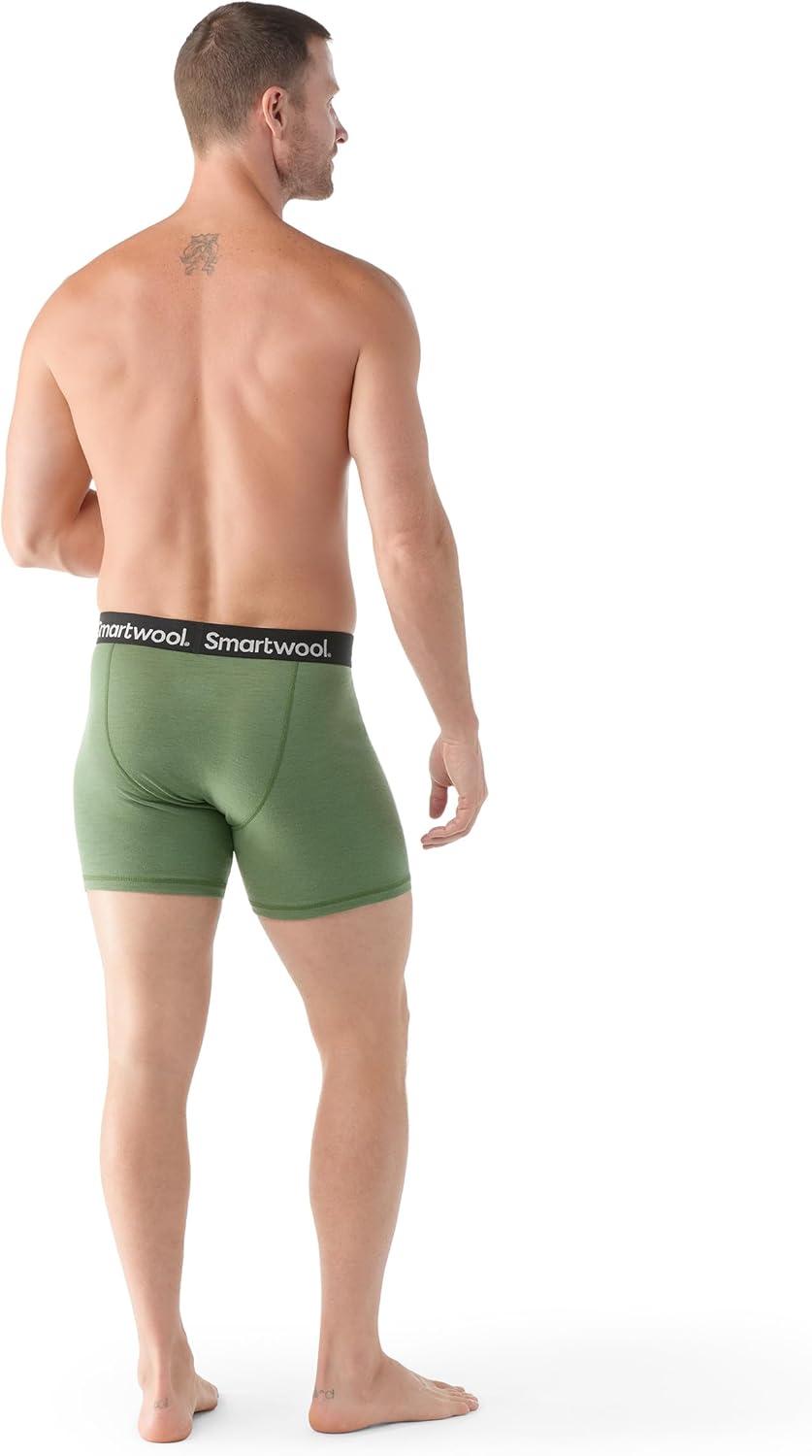 image:imageSmartwool mens Merino Boxer Brief BoxedFern Green