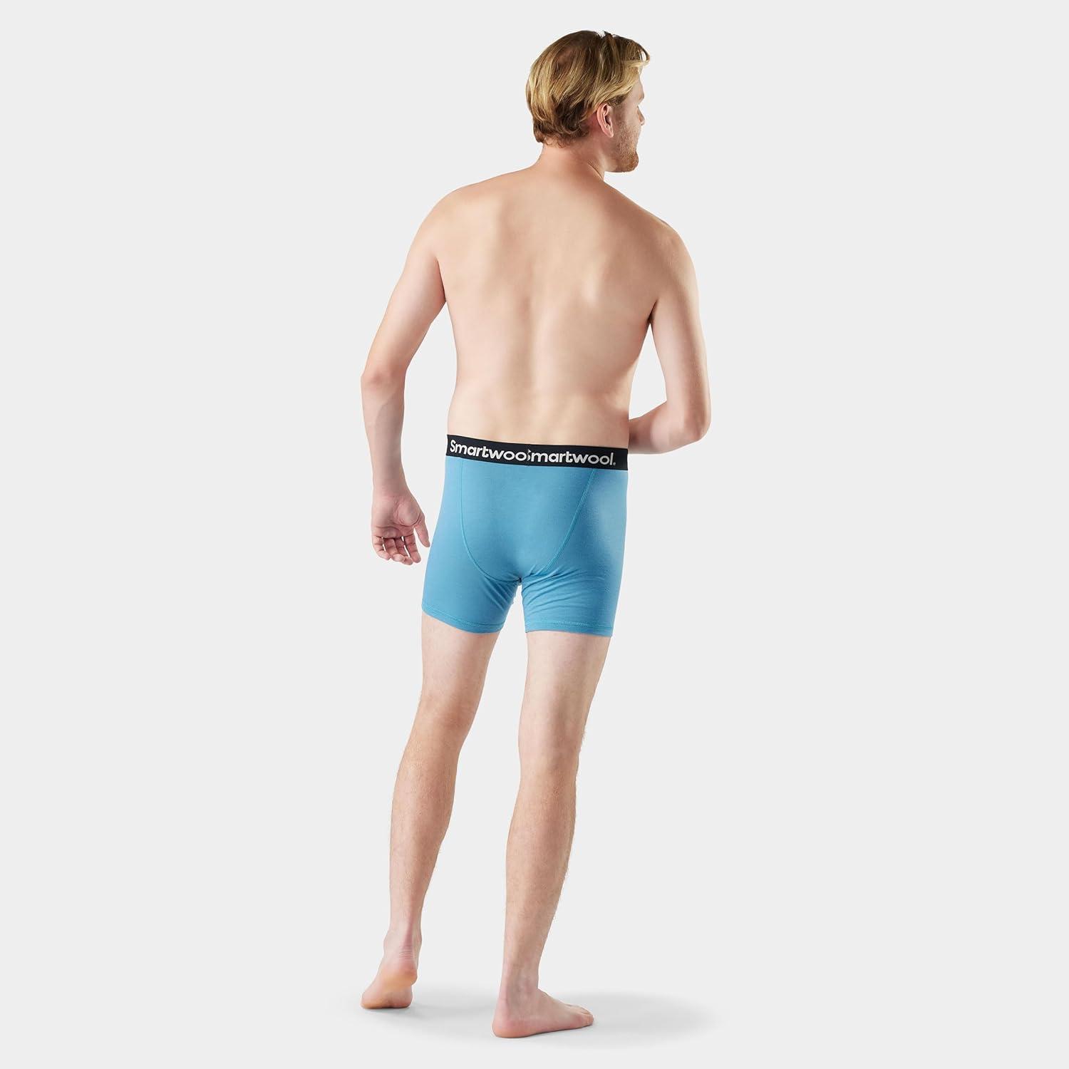 image:imageSmartwool mens Merino Boxer Brief BoxedMineral Blue