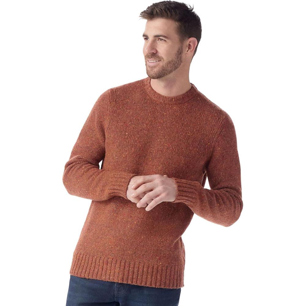 image:imageSmartWool Mens Heavy Crew SweaterPecan Brown Heather