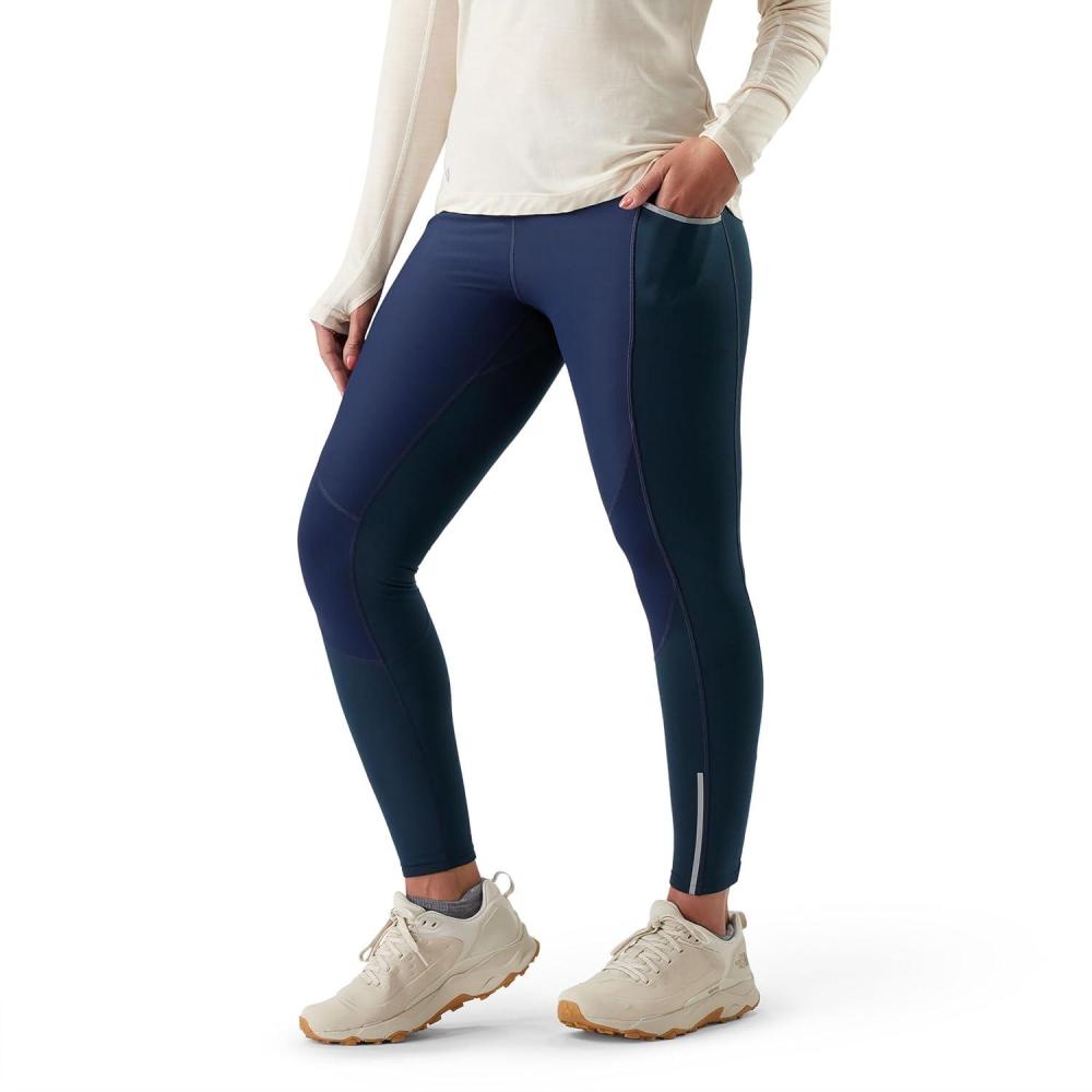 image:imageSmartWool Womens Active Fleece Wind TightsDeep Navy