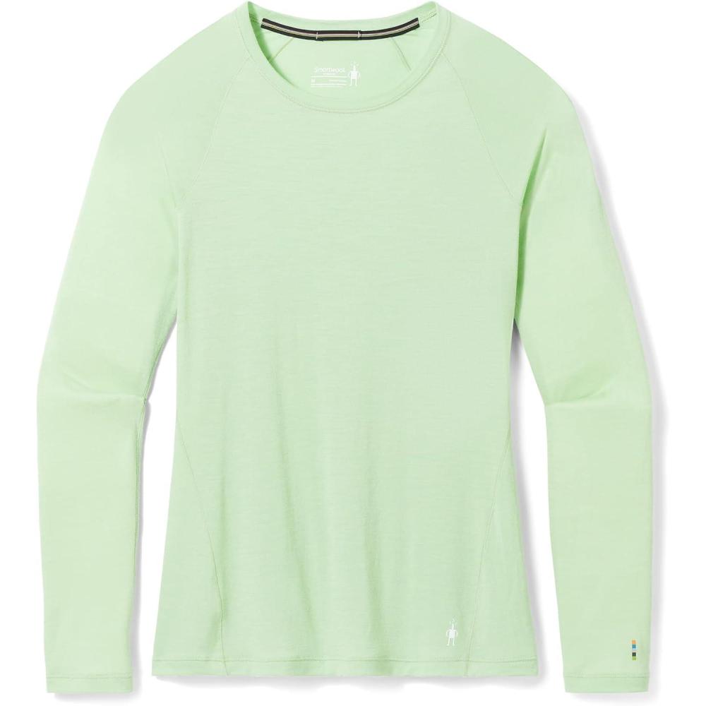 image:imageSmartWool Womens Classic AllSeason Merino Base Layer CrewPistachio
