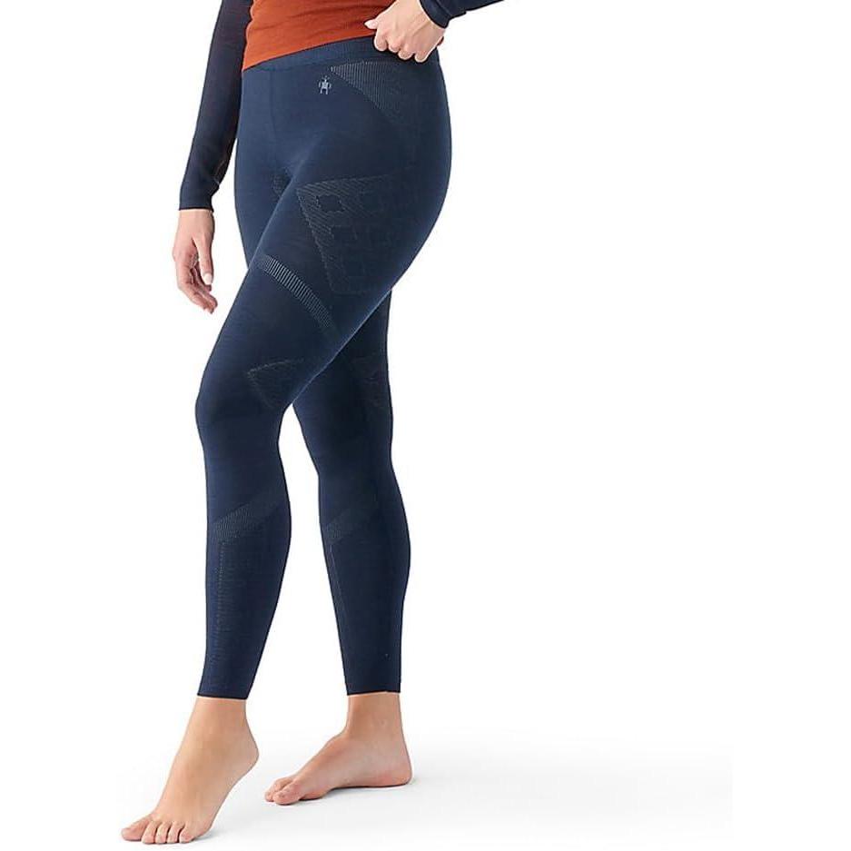 image:imageSmartWool Womens Intraknit Thermal Merino Base Layer BottomsDeep NavyPewter Blue