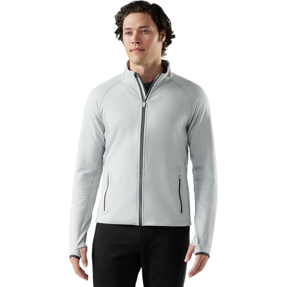 image:imageSmartwool Mens Active Fleece JacketStorm Gray