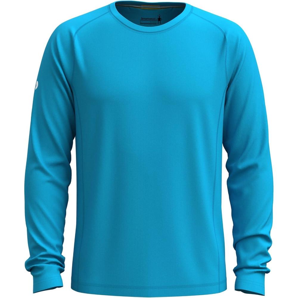 image:imageSmartwool Mens Active Ultralite Long SleevePool Blue