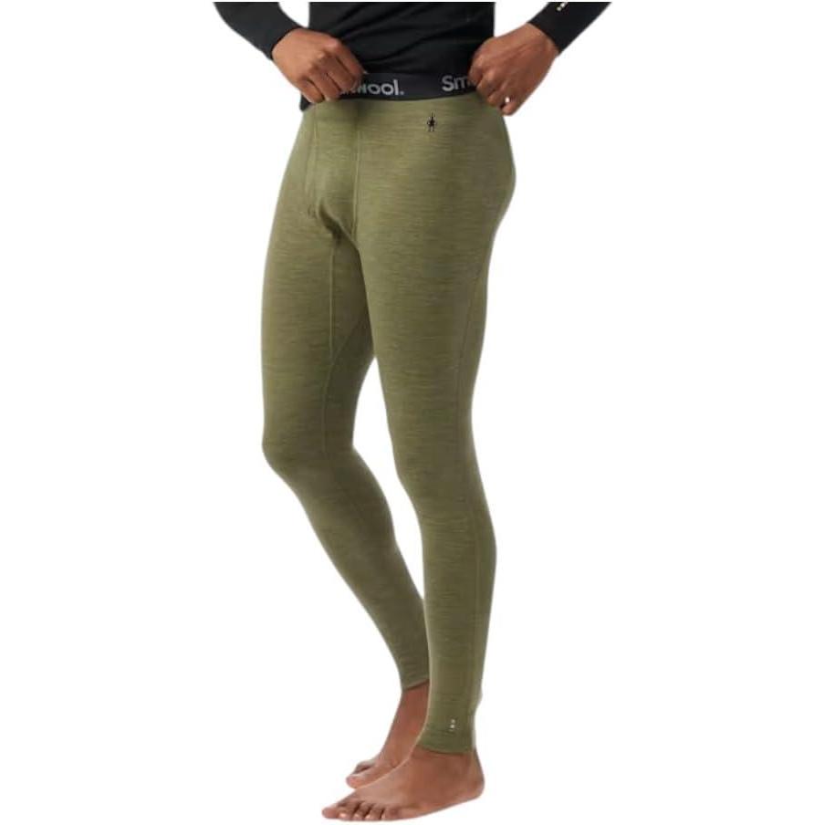 image:imageSmartwool Mens Classic Thermal Merino Base Layer BottomWinter Moss Heather