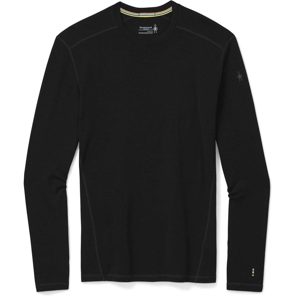 image:imageSmartwool Mens Classic Thermal Merino Wool Base Layer CrewBlack