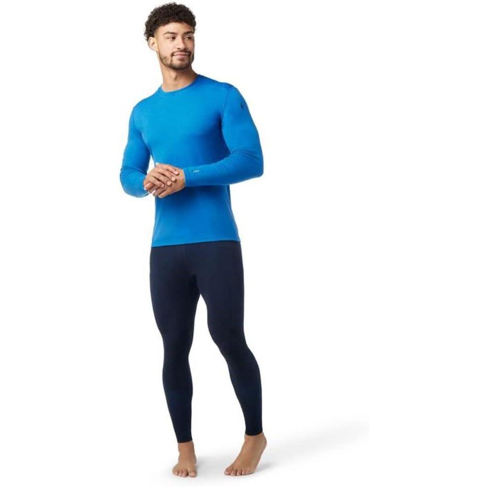 image:imageSmartwool Mens Classic Thermal Merino Wool Base Layer CrewLaguna Blue Heather