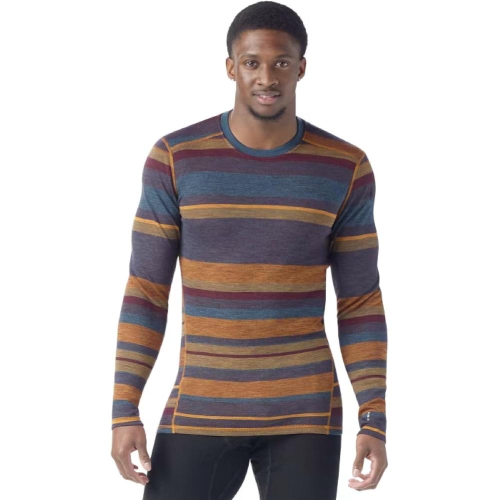 image:imageSmartwool Mens Classic Thermal Merino Wool Base Layer CrewMarmalade Joviansphere