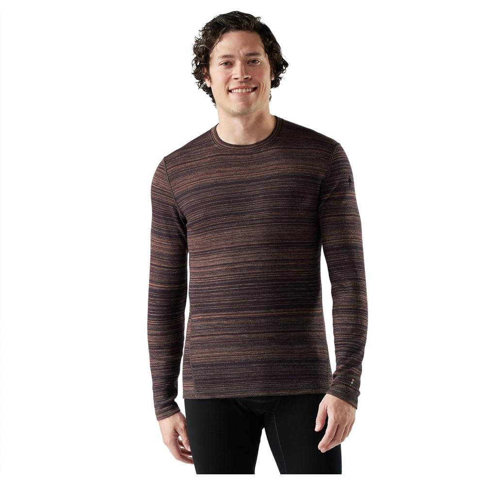 image:imageSmartwool Mens Classic Thermal Merino Wool Base Layer CrewMink Color Shift