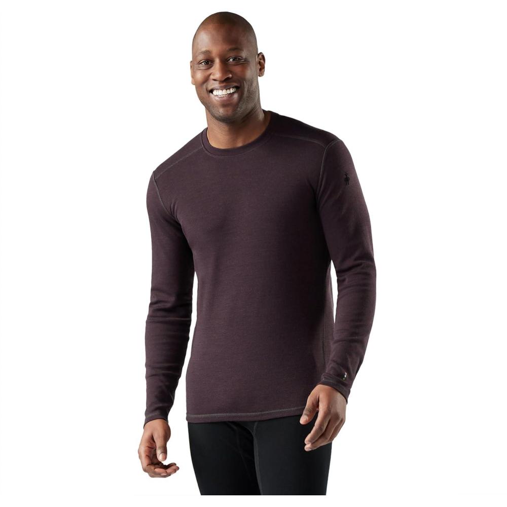 image:imageSmartwool Mens Classic Thermal Merino Wool Base Layer CrewMink Heather