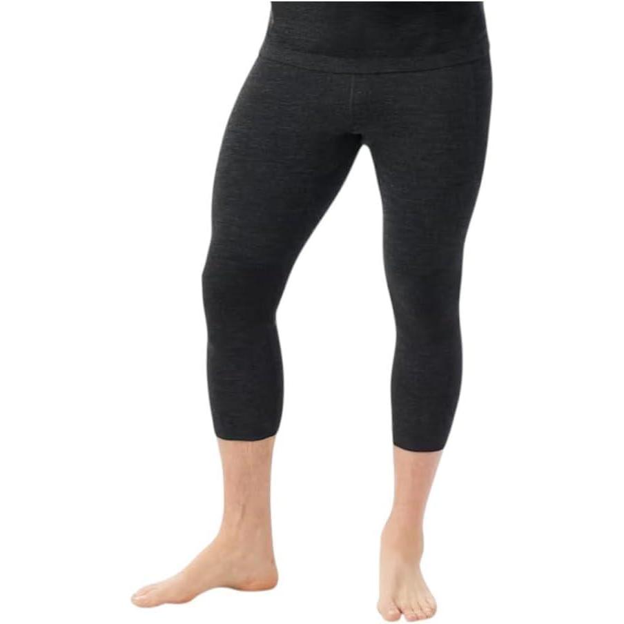 image:imageSmartwool Mens Intraknit Thermal Merino Base Layer 34 BottomCharcoal Heatherblack