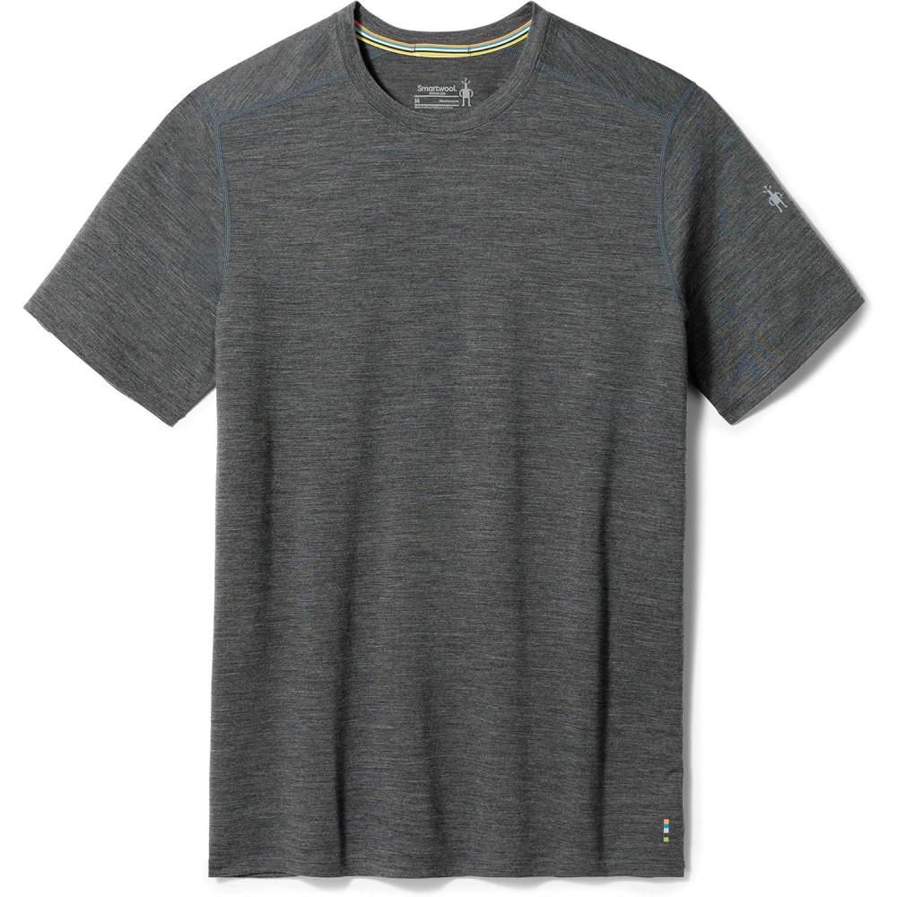 image:imageSmartwool Mens Merino Short Sleeve TeeIron Heather