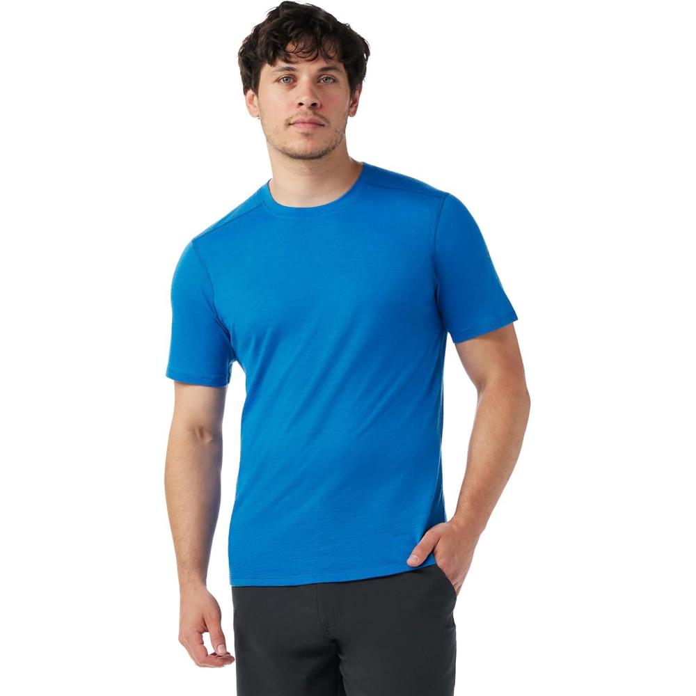 image:imageSmartwool Mens Merino Short Sleeve TeeNival Blue