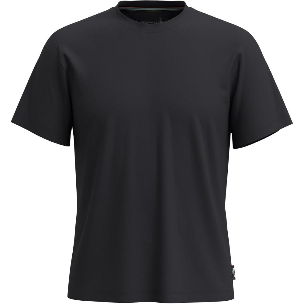 image:imageSmartwool Mens Perfect Crew Short Sleeve TeeBlack