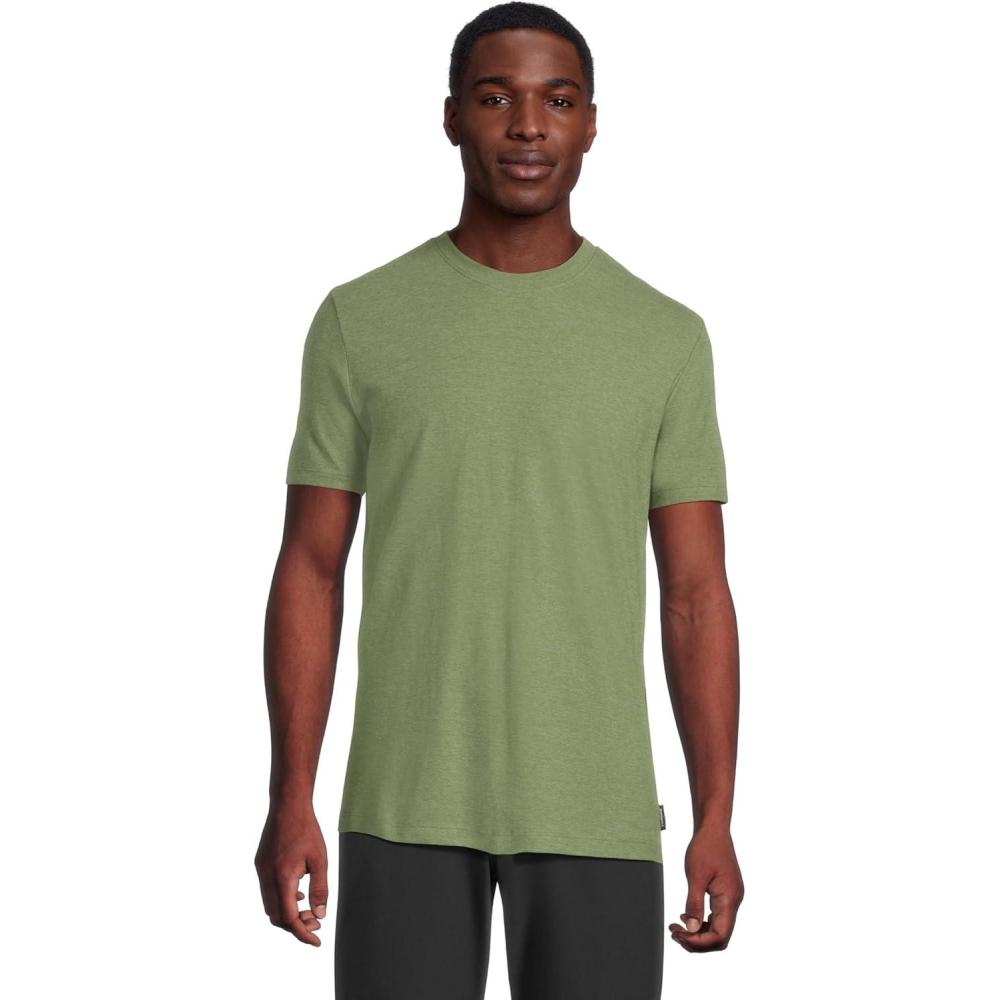 image:imageSmartwool Mens Perfect Crew Short Sleeve TeeFern Green