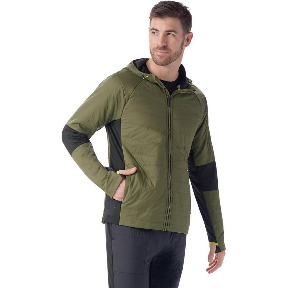 image:imageSmartwool Mens Smartloft Hooded JacketWinter Moss