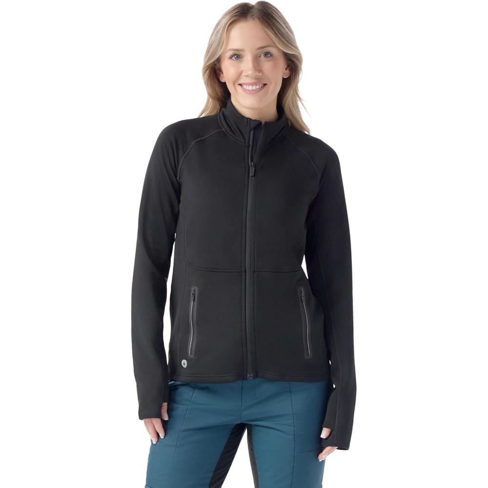 image:imageSmartwool Womens Active Fleece JacketBlack