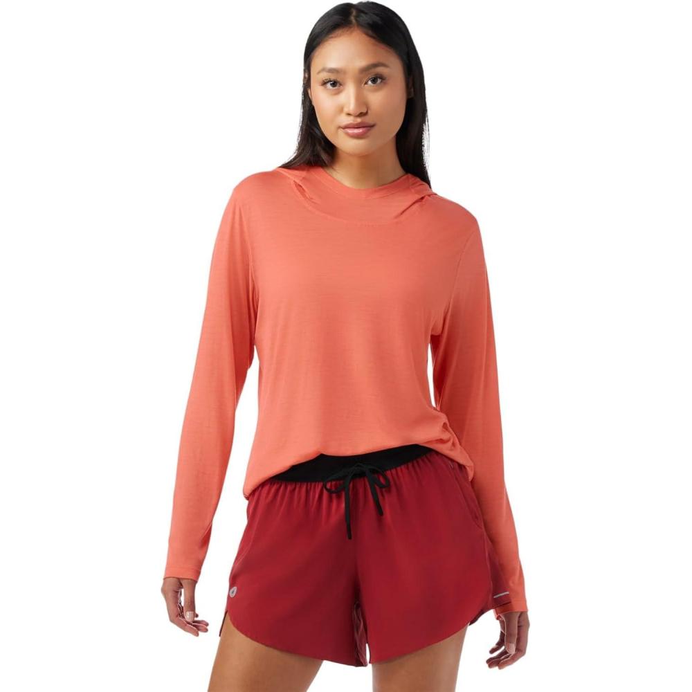 image:imageSmartwool Womens Active Ultralite High Neck TankCoral Reef