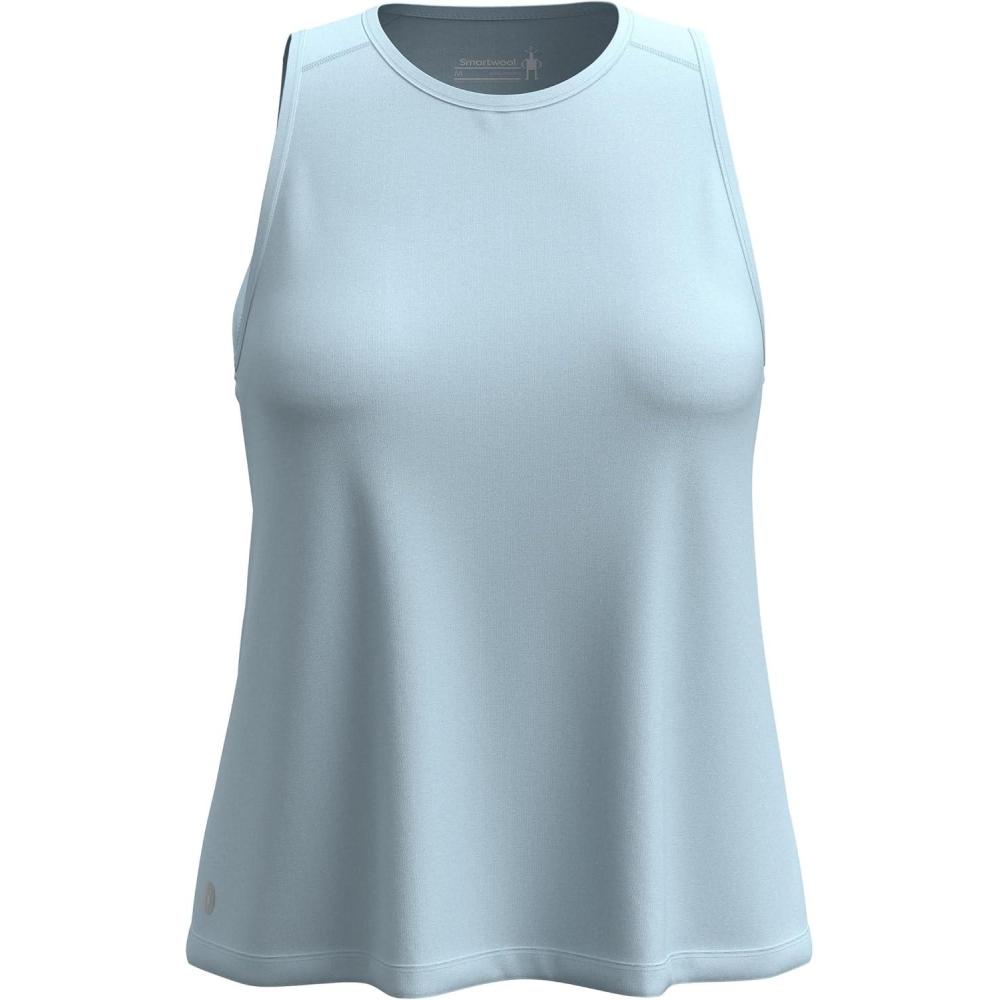 image:imageSmartwool Womens Active Ultralite High Neck TankWinter Sky