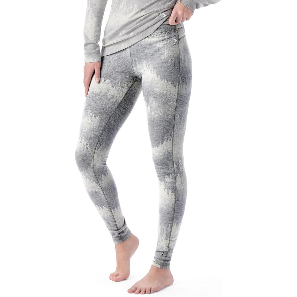 image:imageSmartwool Womens Classic Thermal Merino Base Layer BottomLight Gray Foggy Pines