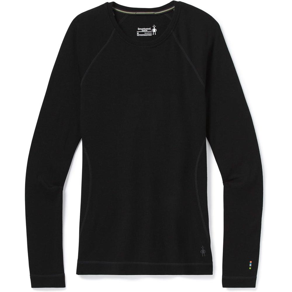image:imageSmartwool Womens Classic Thermal Merino Base Layer CrewBlack