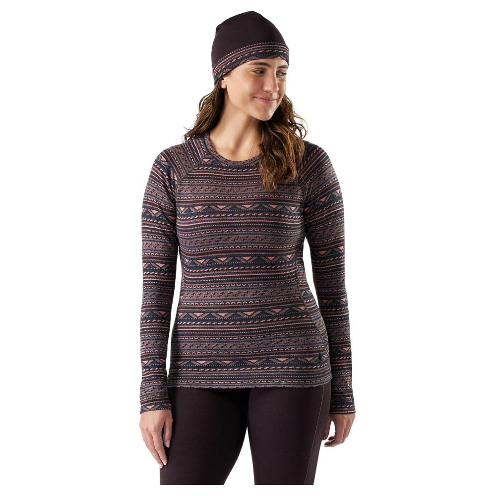 image:imageSmartwool Womens Classic Thermal Merino Base Layer CrewCoral Reef Summit Soul