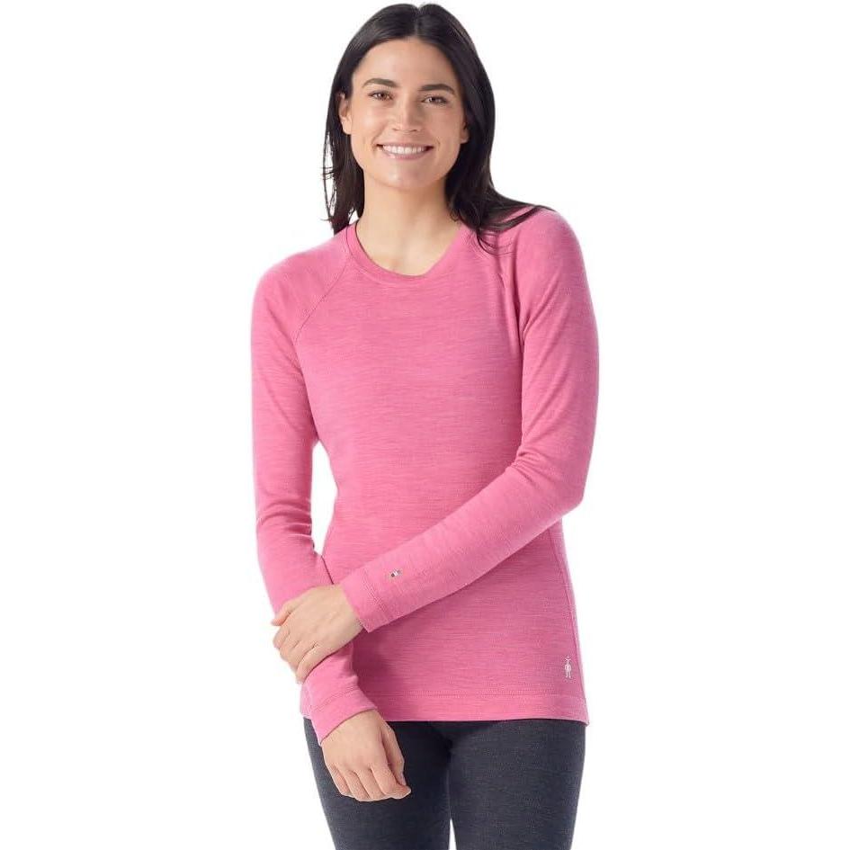 image:imageSmartwool Womens Classic Thermal Merino Base Layer CrewGarden Pink Heather