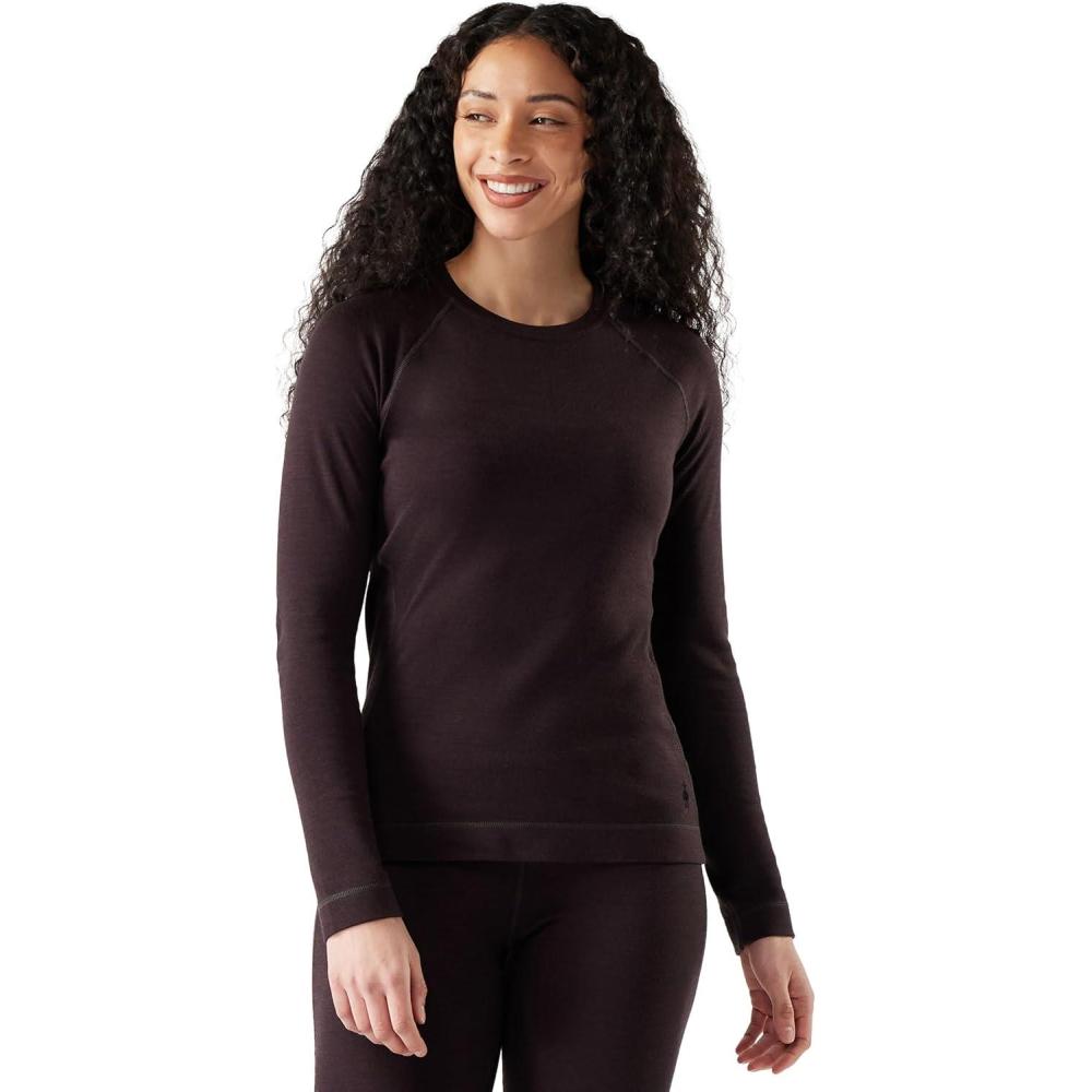 image:imageSmartwool Womens Classic Thermal Merino Base Layer CrewMink Heather