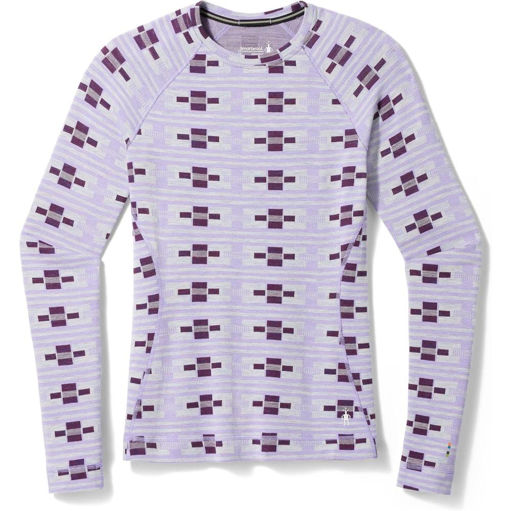 image:imageSmartwool Womens Classic Thermal Merino Base Layer CrewViolet Flirt With Me