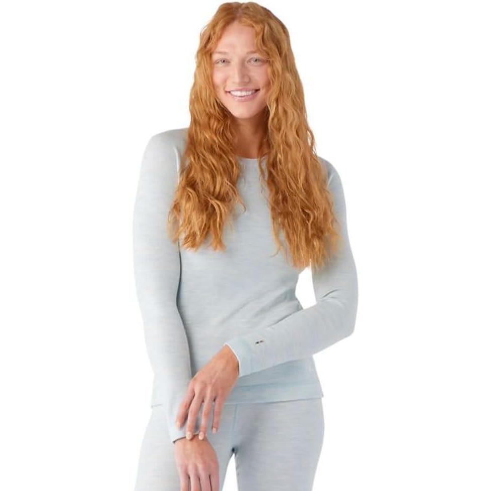image:imageSmartwool Womens Classic Thermal Merino Base Layer CrewWinter Sky Heather