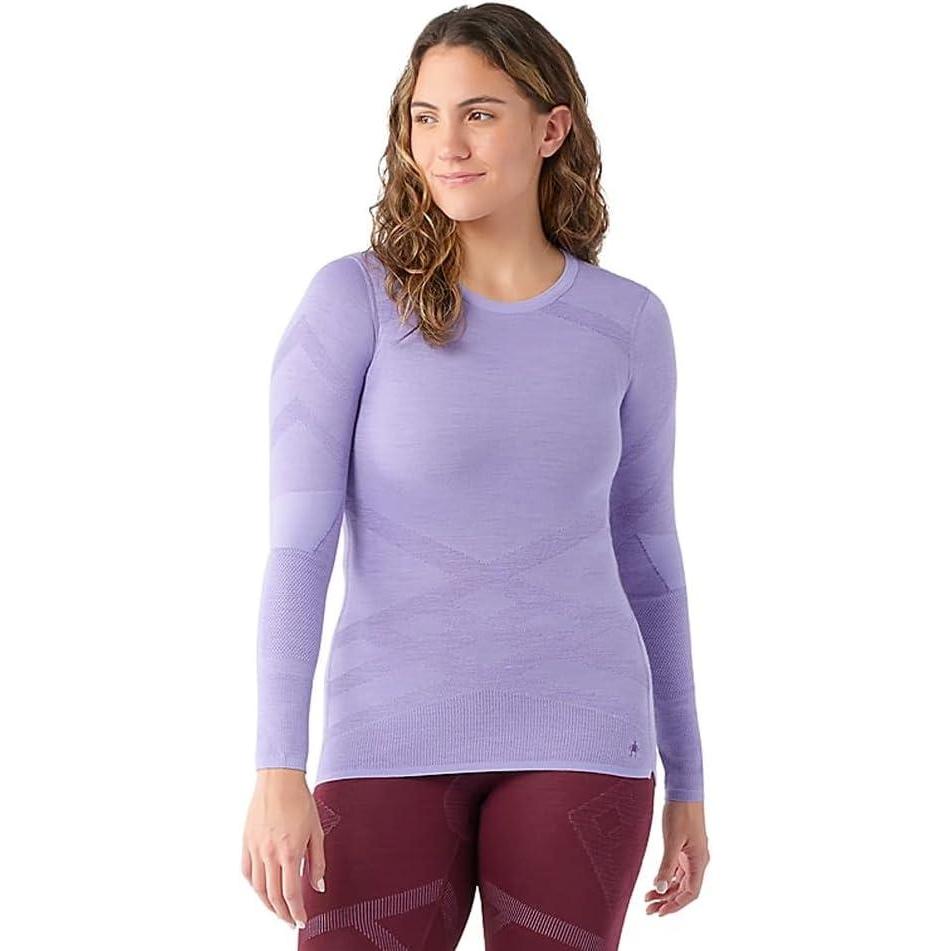 image:imageSmartwool Womens Intraknit Merino 200 CrewVioletpurple Iris