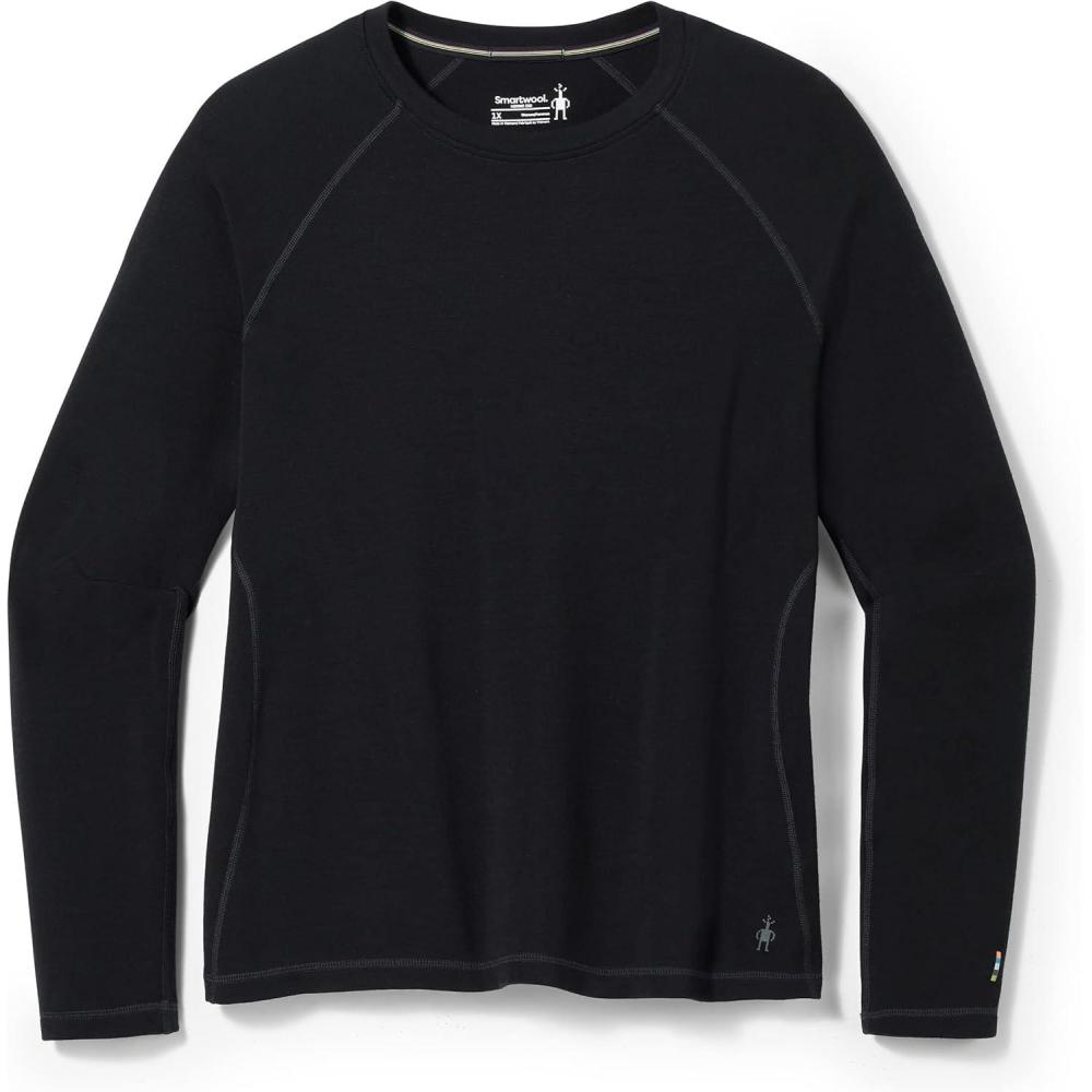 image:imageSmartwool Womens Plus Size Classic Thermal Merino Base Layer CrewBlack