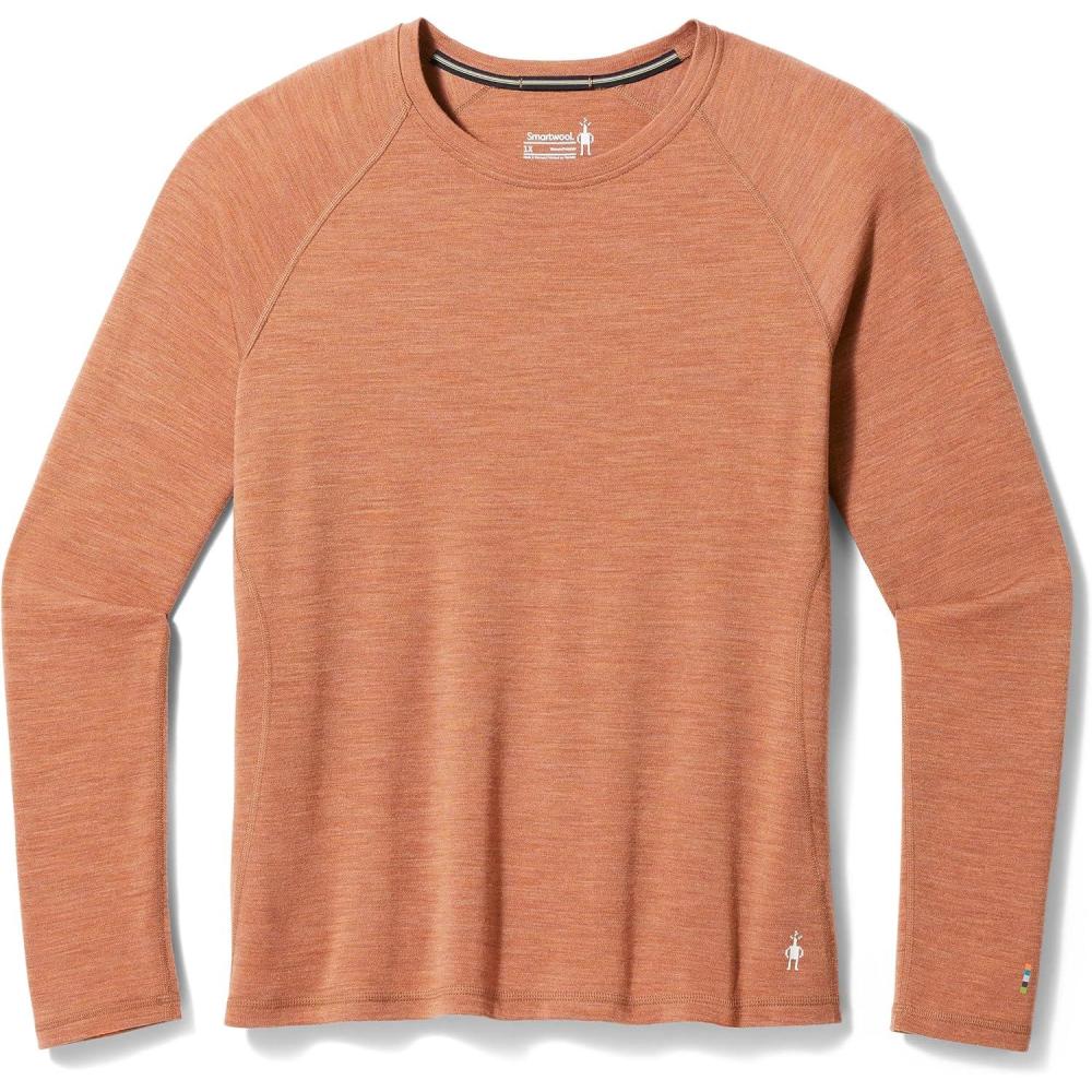 image:imageSmartwool Womens Plus Size Classic Thermal Merino Base Layer CrewCopper Heather