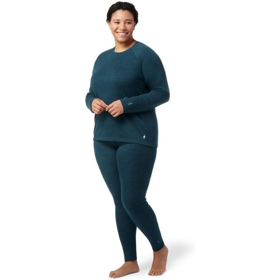 image:imageSmartwool Womens Plus Size Classic Thermal Merino Base Layer CrewTwilight Blue Heather