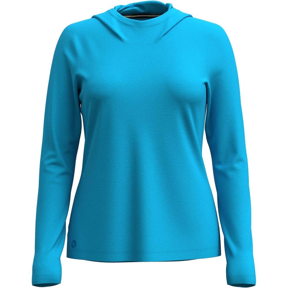 image:imageSmartwool Womens Ultralite Active HoodiePool Blue