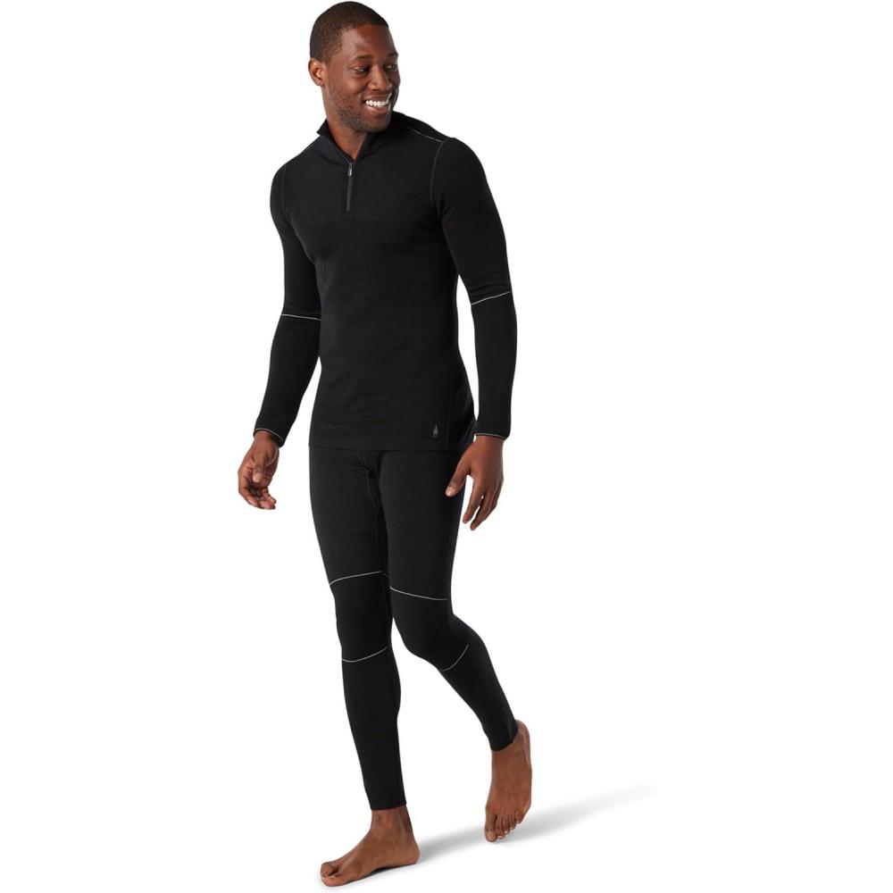 image:imageSmartwool mens Intraknit Alpine 14 ZipBlack