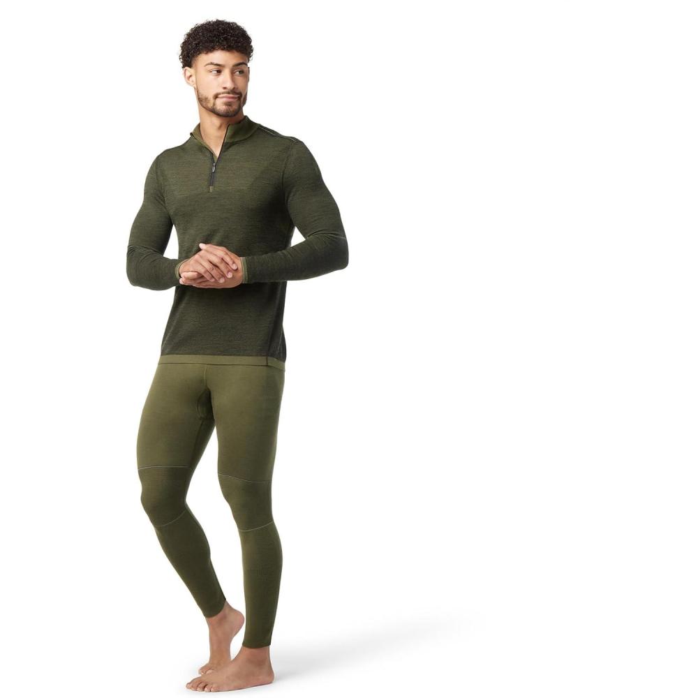 image:imageSmartwool mens Intraknit Alpine 14 ZipWinter Moss