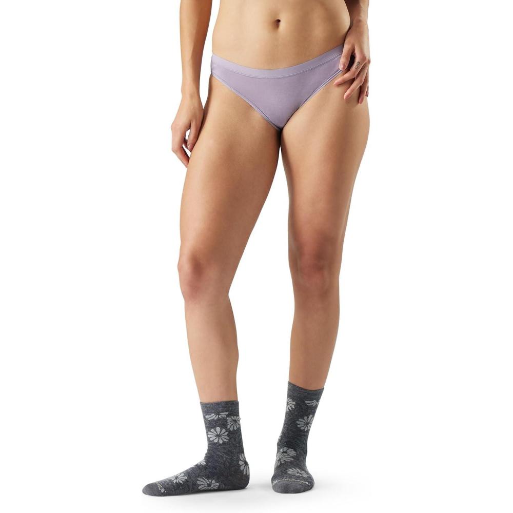 image:imageSmartwool womens Everyday Merino Bikini BoxedPurple Storm