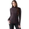 image:imageSmartwool Womens Thermal Merino Rib TurtleneckMinkchalk Violet Heather
