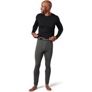 SmartWool Mens Classic All-Season Merino Base Layer Bottoms(Iron Heather)