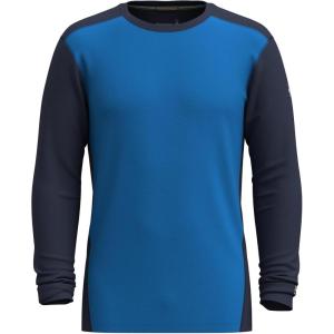 SmartWool Mens Classic All-Season Merino Base Layer Long Sleeve(Laguna Blue-deep Navy)