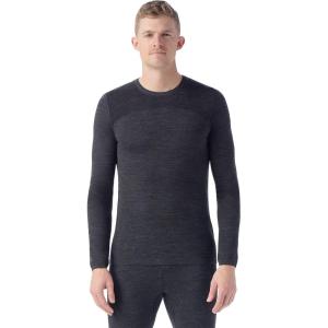SmartWool Men’s Intraknit Thermal Merino Base Layer Crew(Charcoal/Black)