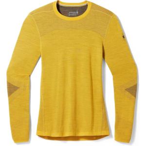 SmartWool Men’s Intraknit Thermal Merino Base Layer Crew(Honey Gold)