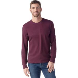 SmartWool Mens Perfect Crew Long Sleeve Tee(Eggplant)