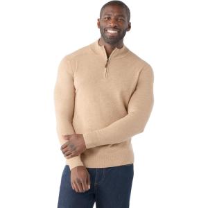 SmartWool Mens Sparwood 1/2 Zip Sweater(Toasted Coconut Heather 2)